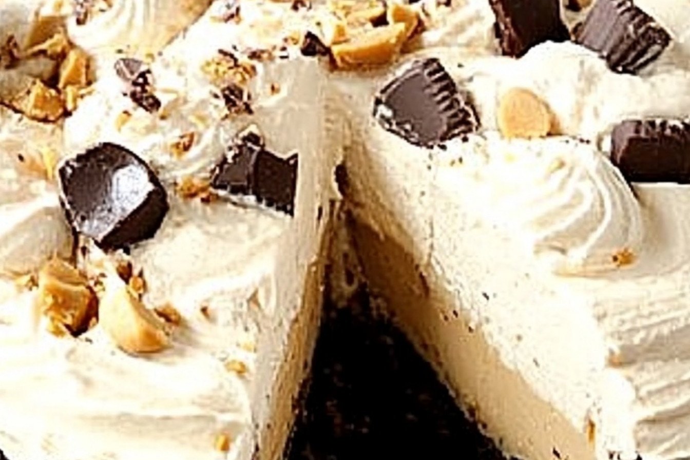 No Bake Peanut Butter Cup Pie Recipe