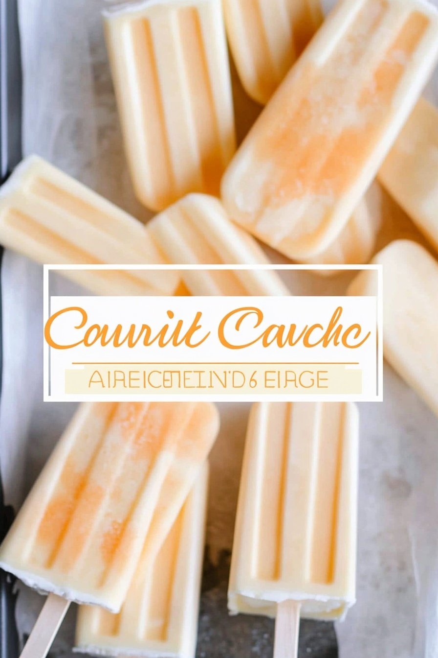 Orange Creamsicle Popsicles Recipe
