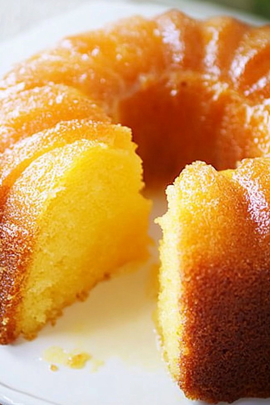 Pineapple Juice Cake Recipe