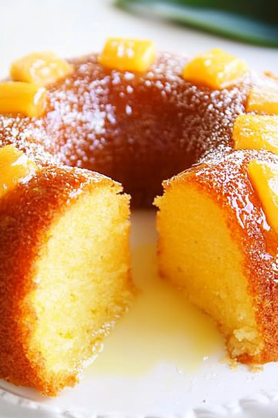 Pineapple Juice Cake Recipe