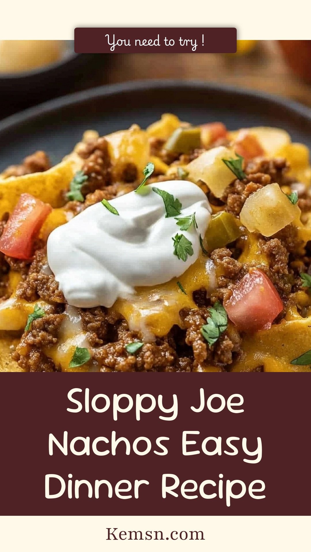 Sloppy Joe Nachos Easy Dinner Recipe