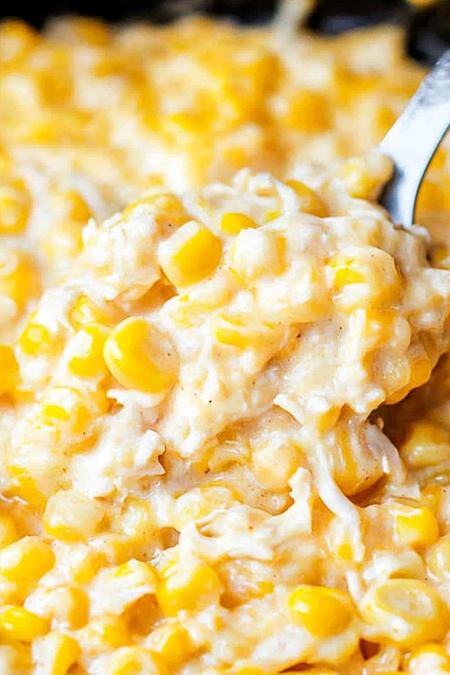 Slow Cooker Corn and Chicken Casserole