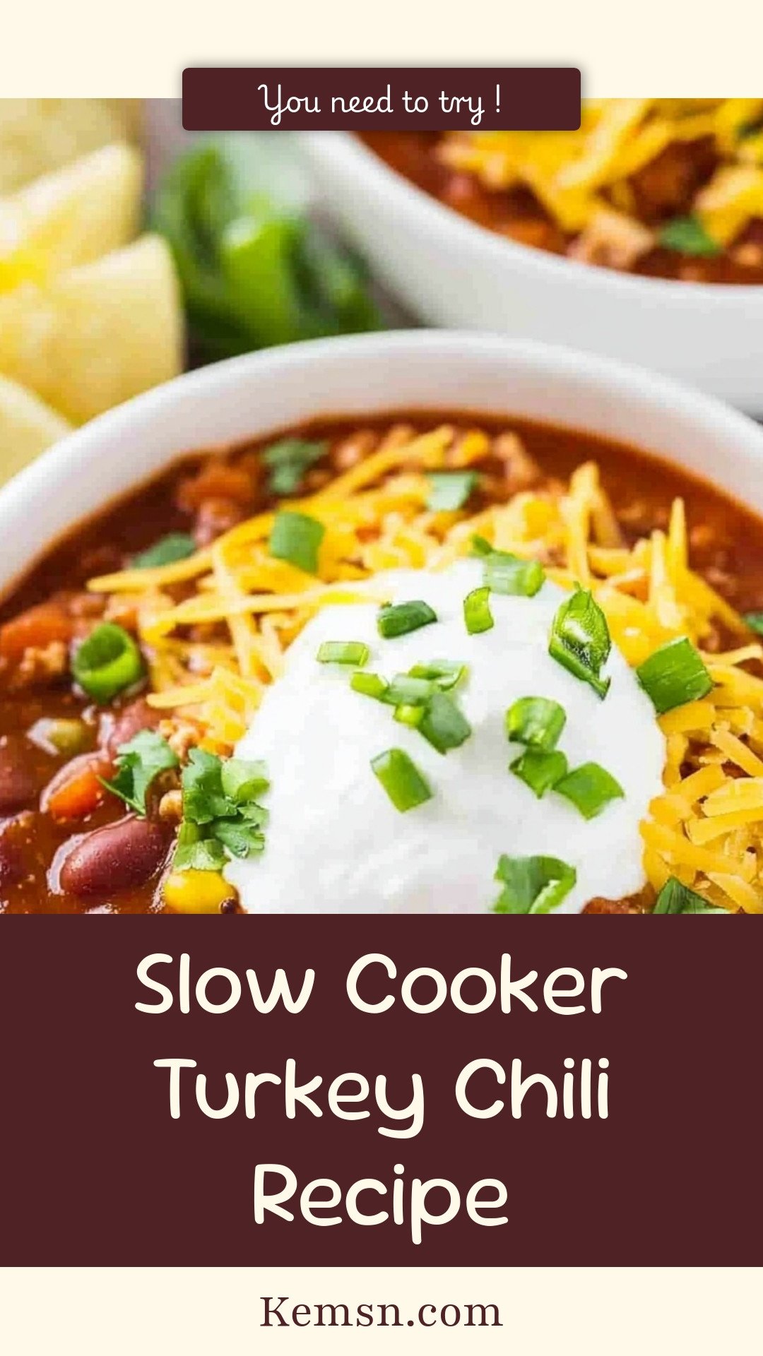 Slow Cooker Turkey Chili Recipe