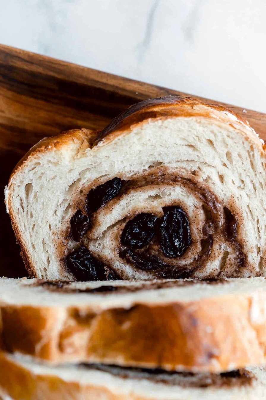 Sourdough Cinnamon Raisin Swirl Bread