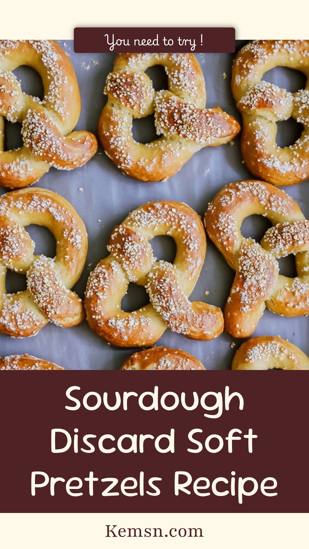Sourdough Discard Soft Pretzels Recipe
