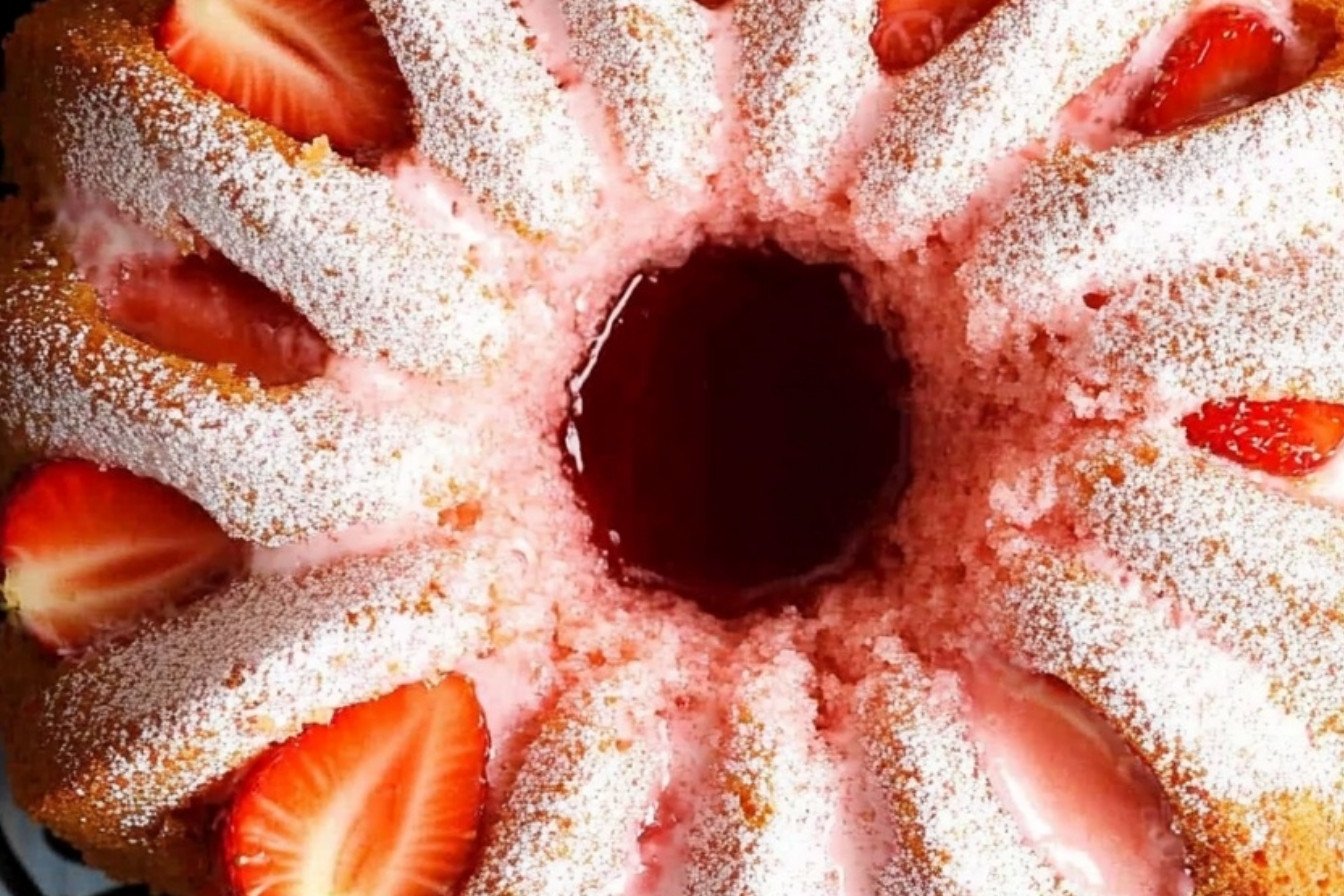 Strawberry Jam Pound Cake Recipe
