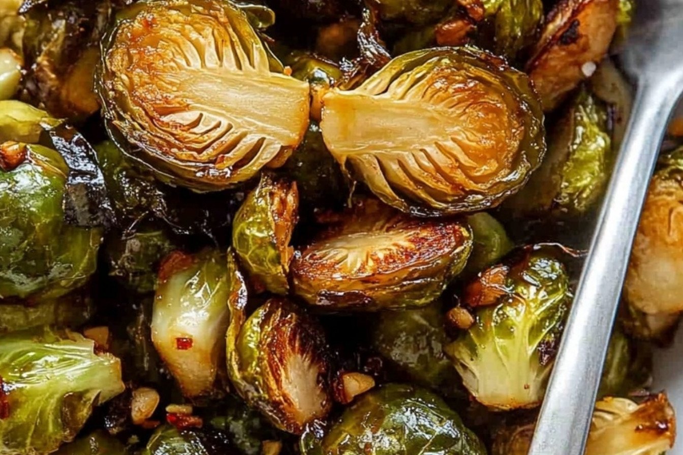 Sweet Sriracha Brussels Sprouts Recipe
