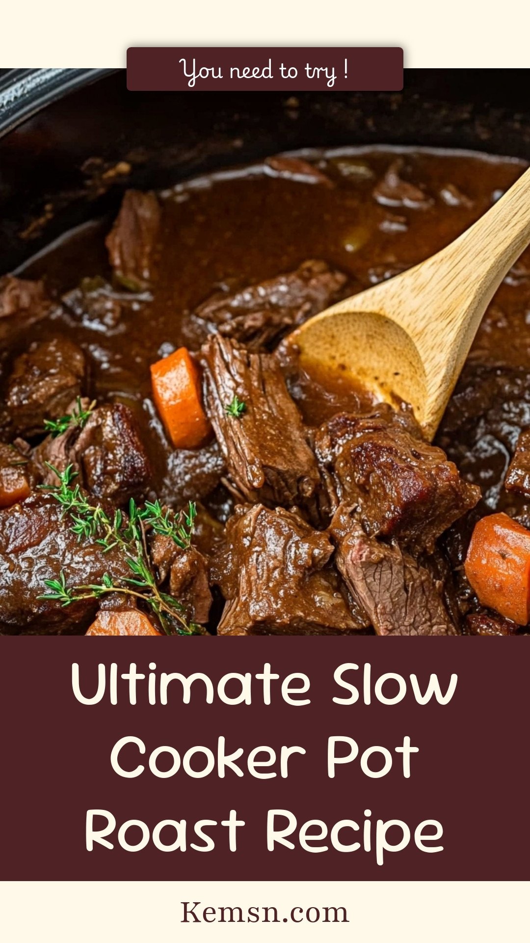 Ultimate Slow Cooker Pot Roast Recipe