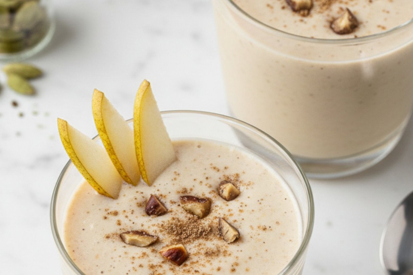 Creamy Pear and Chestnut Smoothie