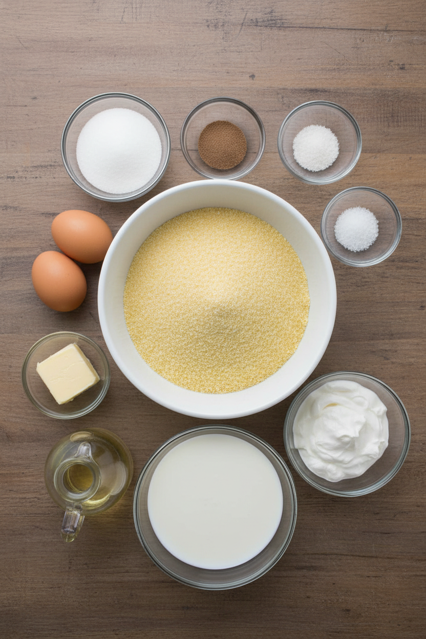 Easy Cast Iron Skillet Cornbread