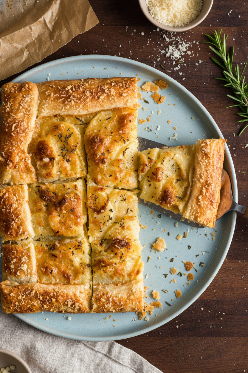 Savory Potato and Parmesan Tart