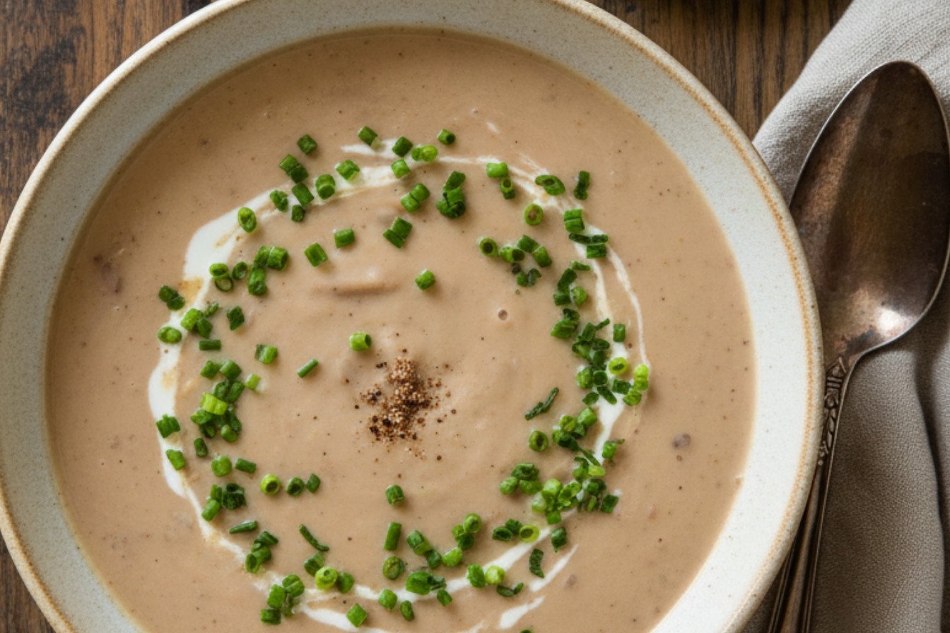 Silky Roasted Chestnut Bisque