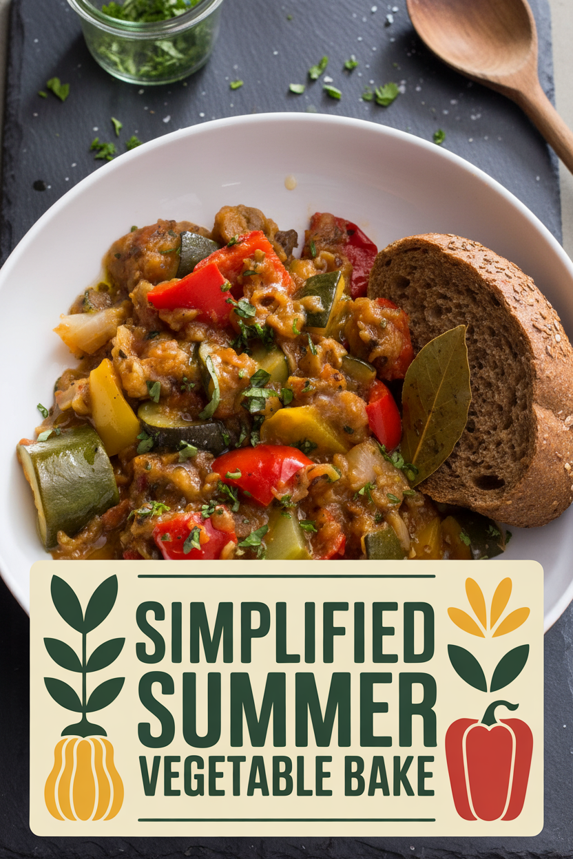 Simplified Summer Vegetable Bake