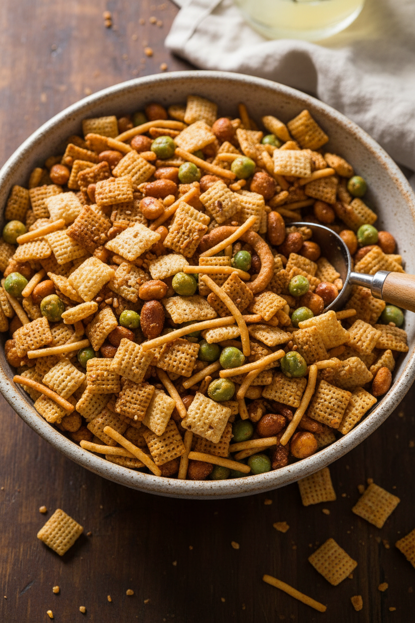 Spicy Sweet Party Snack Mix