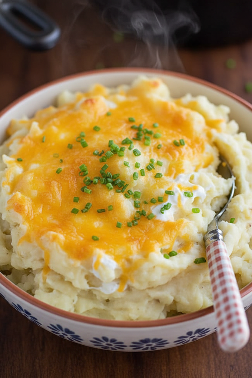 Ultimate Creamy Cheesy Mashed Potatoes